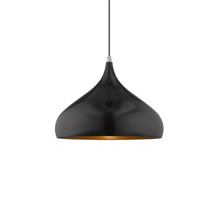 A large image of the Livex Lighting 41174 Shiny Black