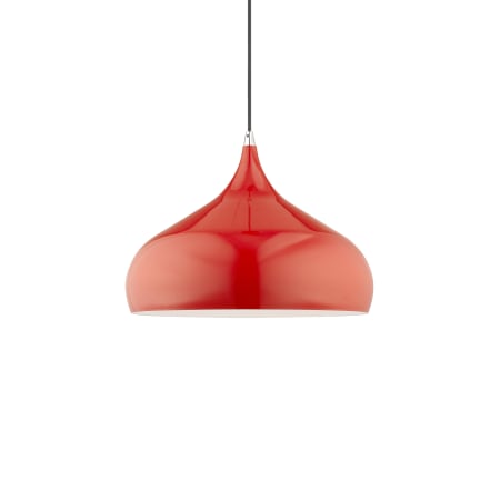 A large image of the Livex Lighting 41174 Shiny Red