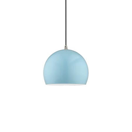 A large image of the Livex Lighting 41181 Shiny Baby Blue