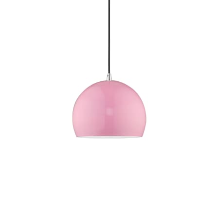 A large image of the Livex Lighting 41181 Shiny Pink