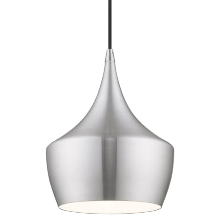 A large image of the Livex Lighting 41186 Brushed Aluminum