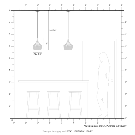 A large image of the Livex Lighting 41186 Alternate Image