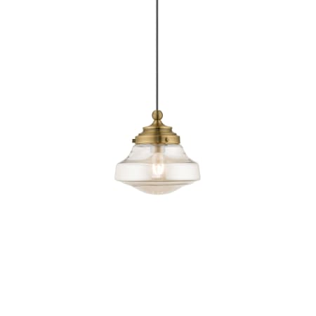 A large image of the Livex Lighting 41223 Antique Brass