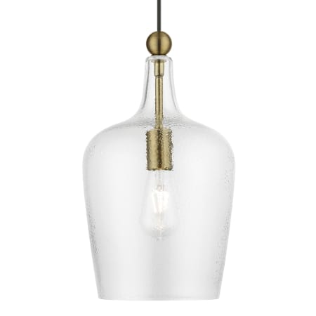 A large image of the Livex Lighting 41237 Antique Brass