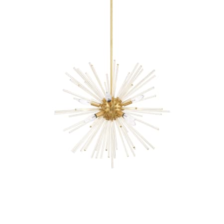 A large image of the Livex Lighting 41256 Satin Brass