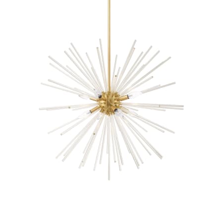 A large image of the Livex Lighting 41258 Satin Brass