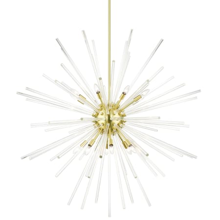 A large image of the Livex Lighting 41260 Satin Brass