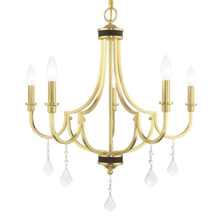 A large image of the Livex Lighting 41275 Polished Brass