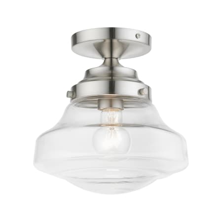 A large image of the Livex Lighting 41291 Brushed Nickel