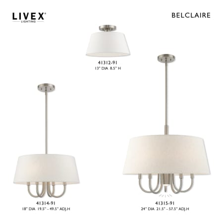 A large image of the Livex Lighting 41315 Livex Lighting 41315