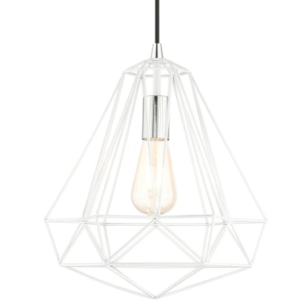 A large image of the Livex Lighting 41324 Shiny White