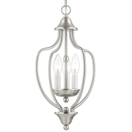 A large image of the Livex Lighting 4170 Brushed Nickel