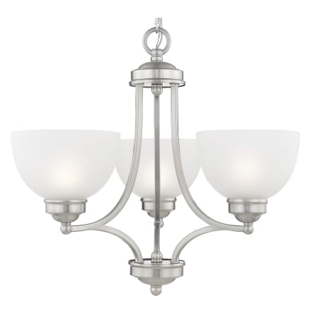 A large image of the Livex Lighting 4213 Brushed Nickel
