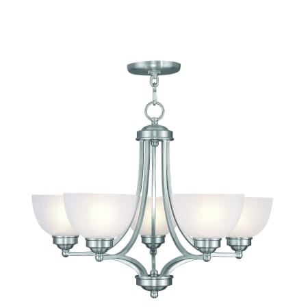 A large image of the Livex Lighting 4215 Brushed Nickel