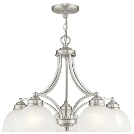 A large image of the Livex Lighting 4225 Brushed Nickel