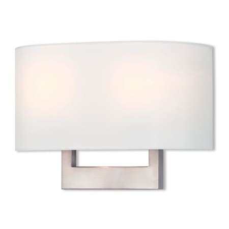 A large image of the Livex Lighting 42401 Brushed Nickel
