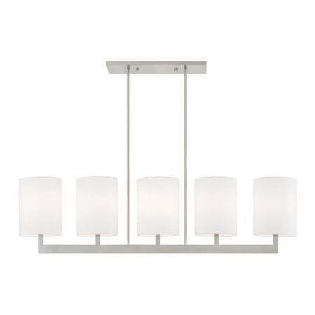 A large image of the Livex Lighting 42406 Brushed Nickel