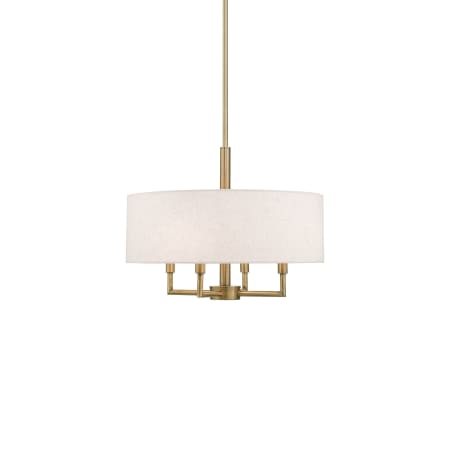 A large image of the Livex Lighting 42604 Antique Brass