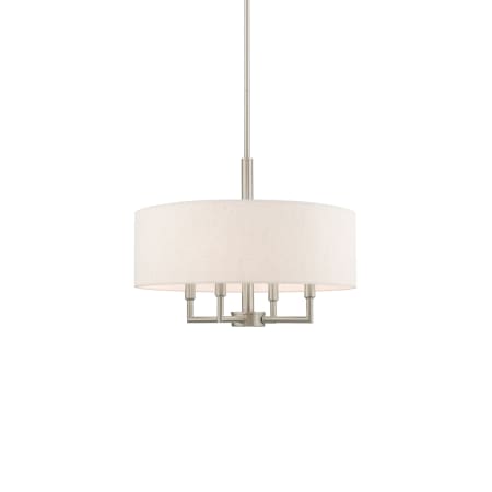 A large image of the Livex Lighting 42604 Brushed Nickel