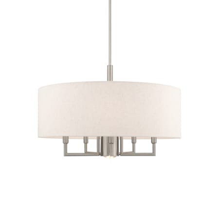 A large image of the Livex Lighting 42605 Brushed Nickel