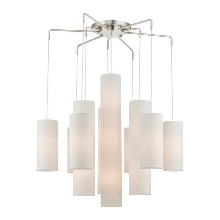 A large image of the Livex Lighting 42657 Brushed Nickel