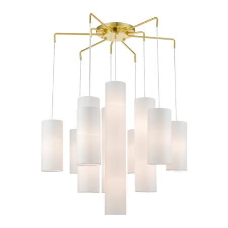 A large image of the Livex Lighting 42658 Satin Brass