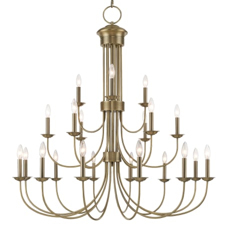 A large image of the Livex Lighting 42688 Antique Brass