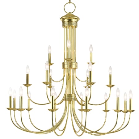 A large image of the Livex Lighting 42688 Polished Brass
