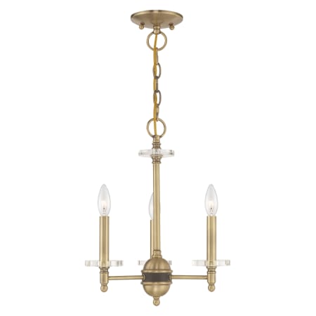 A large image of the Livex Lighting 42703 Alternate Angle (Antique Brass)