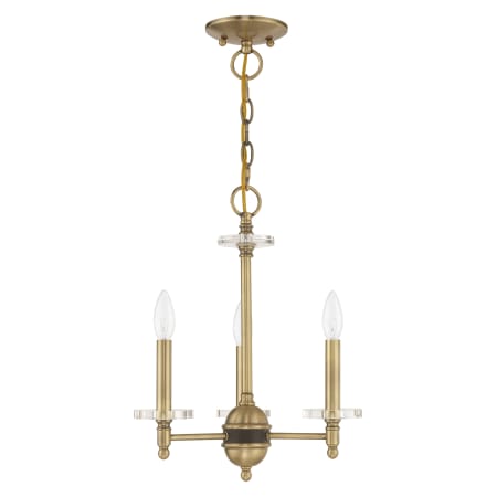 A large image of the Livex Lighting 42703 Alternate Angle (Antique Brass)