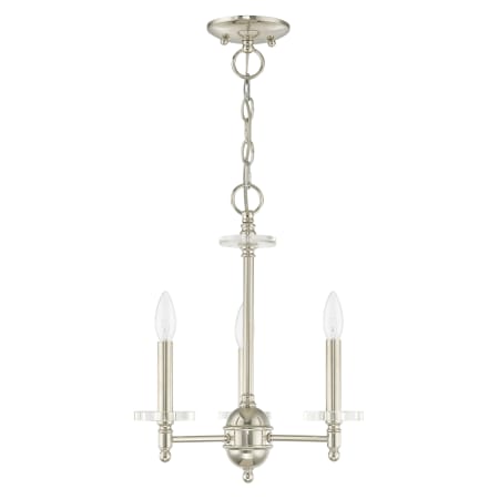 A large image of the Livex Lighting 42703 Alternate Angle (Polished Nickel)