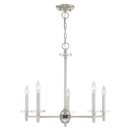 A large image of the Livex Lighting 42705 Alternate Angle (Brushed Nickel)