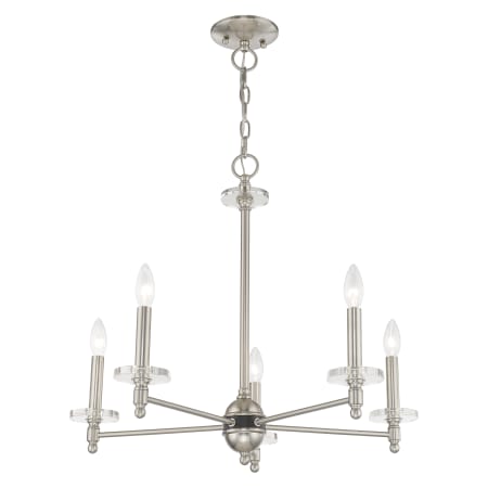A large image of the Livex Lighting 42705 Alternate Angle (Brushed Nickel)