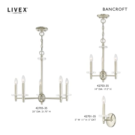 A large image of the Livex Lighting 42705 Full Collection