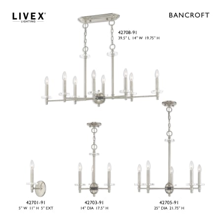 A large image of the Livex Lighting 42705 Full Collection