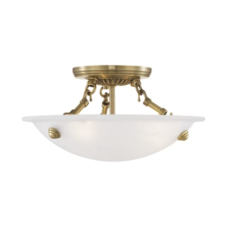 A large image of the Livex Lighting 4272 Antique Brass