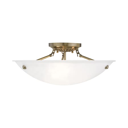 A large image of the Livex Lighting 4274 Antique Brass