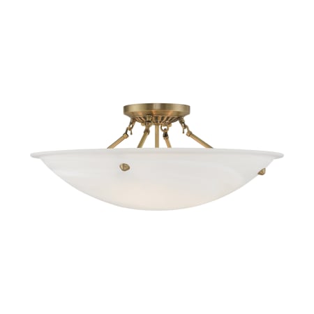 A large image of the Livex Lighting 4275 Antique Brass