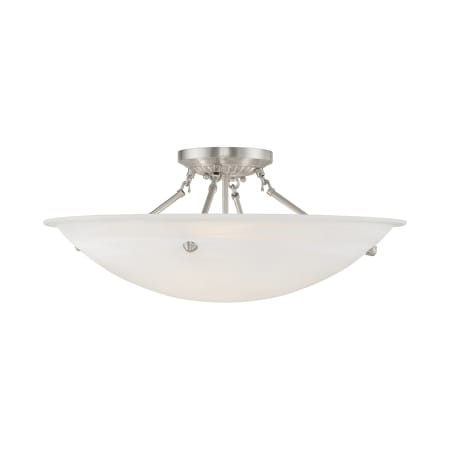 A large image of the Livex Lighting 4275 Brushed Nickel
