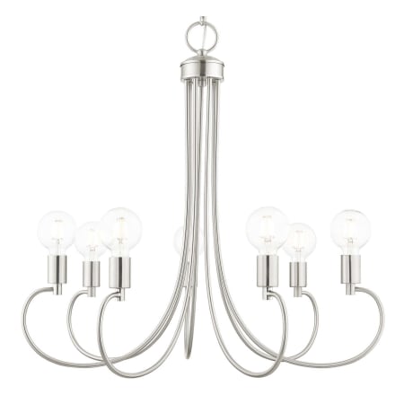 A large image of the Livex Lighting 42927 Brushed Nickel