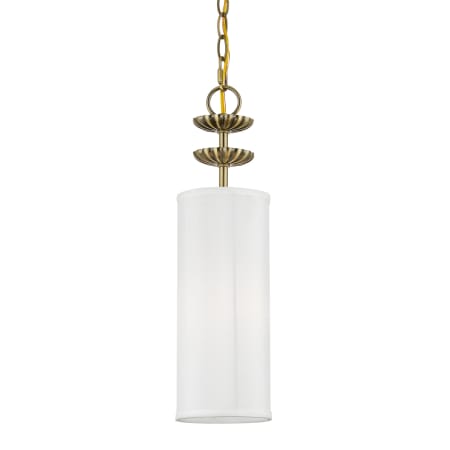 A large image of the Livex Lighting 42981 Antique Brass