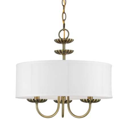 A large image of the Livex Lighting 42983 Antique Brass