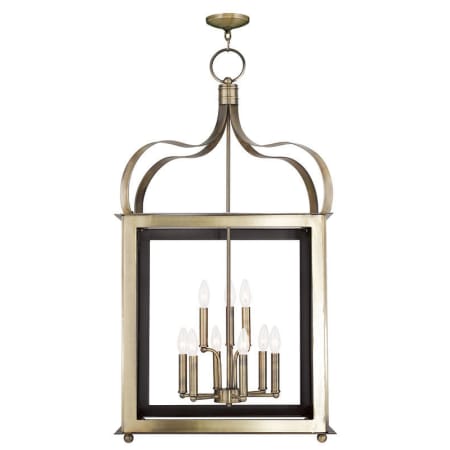 A large image of the Livex Lighting 43180 Antique Brass