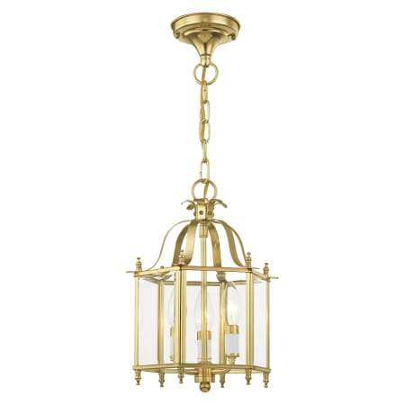 A large image of the Livex Lighting 4403 Polished Brass