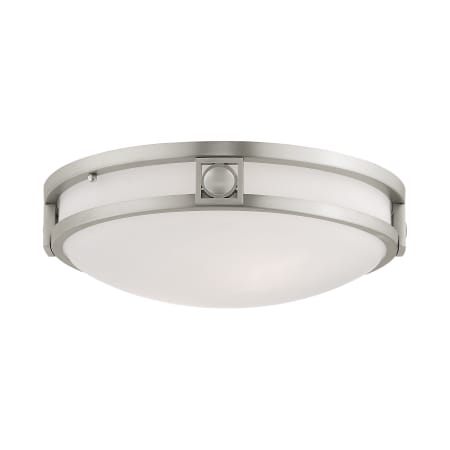 A large image of the Livex Lighting 4487 Brushed Nickel