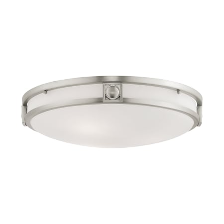 A large image of the Livex Lighting 4488 Brushed Nickel