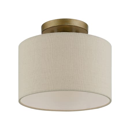 A large image of the Livex Lighting 45422 Antique Gold Leaf / White Accents