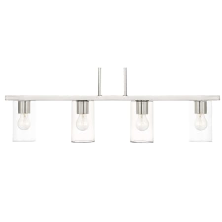 A large image of the Livex Lighting 45474 Brushed Nickel