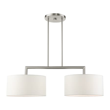 A large image of the Livex Lighting 45492 Brushed Nickel
