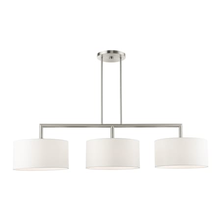 A large image of the Livex Lighting 45493 Brushed Nickel